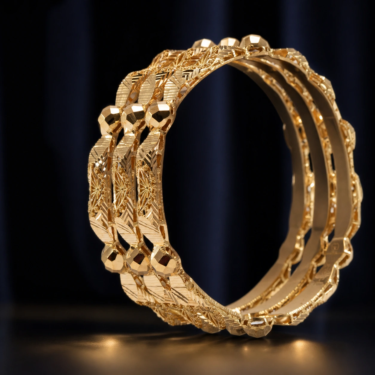 Temple Gold Bangle